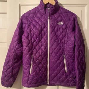 The North Face Women's Purple Quilted Jacket